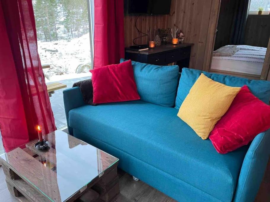 Cosy Cabin Between Lake And Mountain Treungen Eksteriør bilde