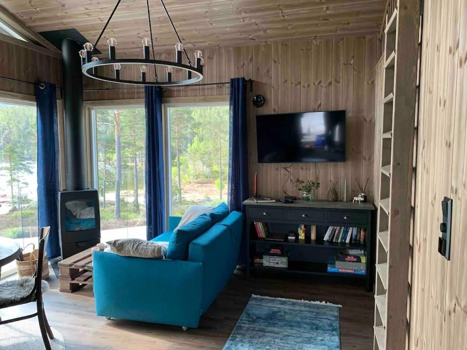 Cosy Cabin Between Lake And Mountain Treungen Eksteriør bilde