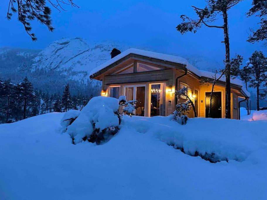 Cosy Cabin Between Lake And Mountain Treungen Eksteriør bilde