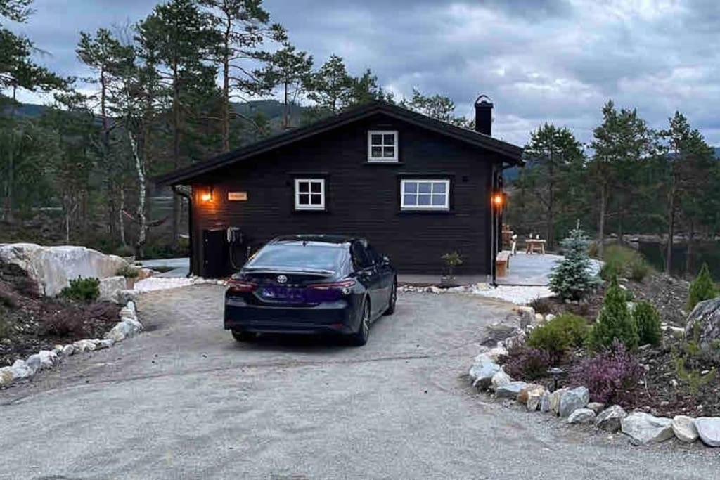 Cosy Cabin Between Lake And Mountain Treungen Eksteriør bilde